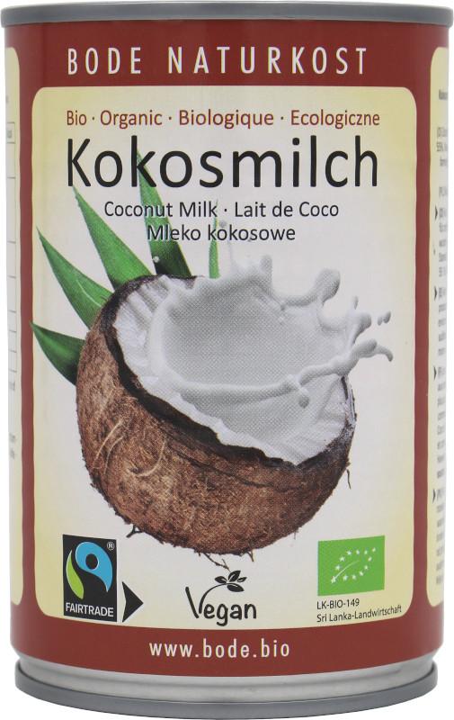 Lait de coco bio équitable 12x400ml (Disponible à nouveau vers la fin mai)