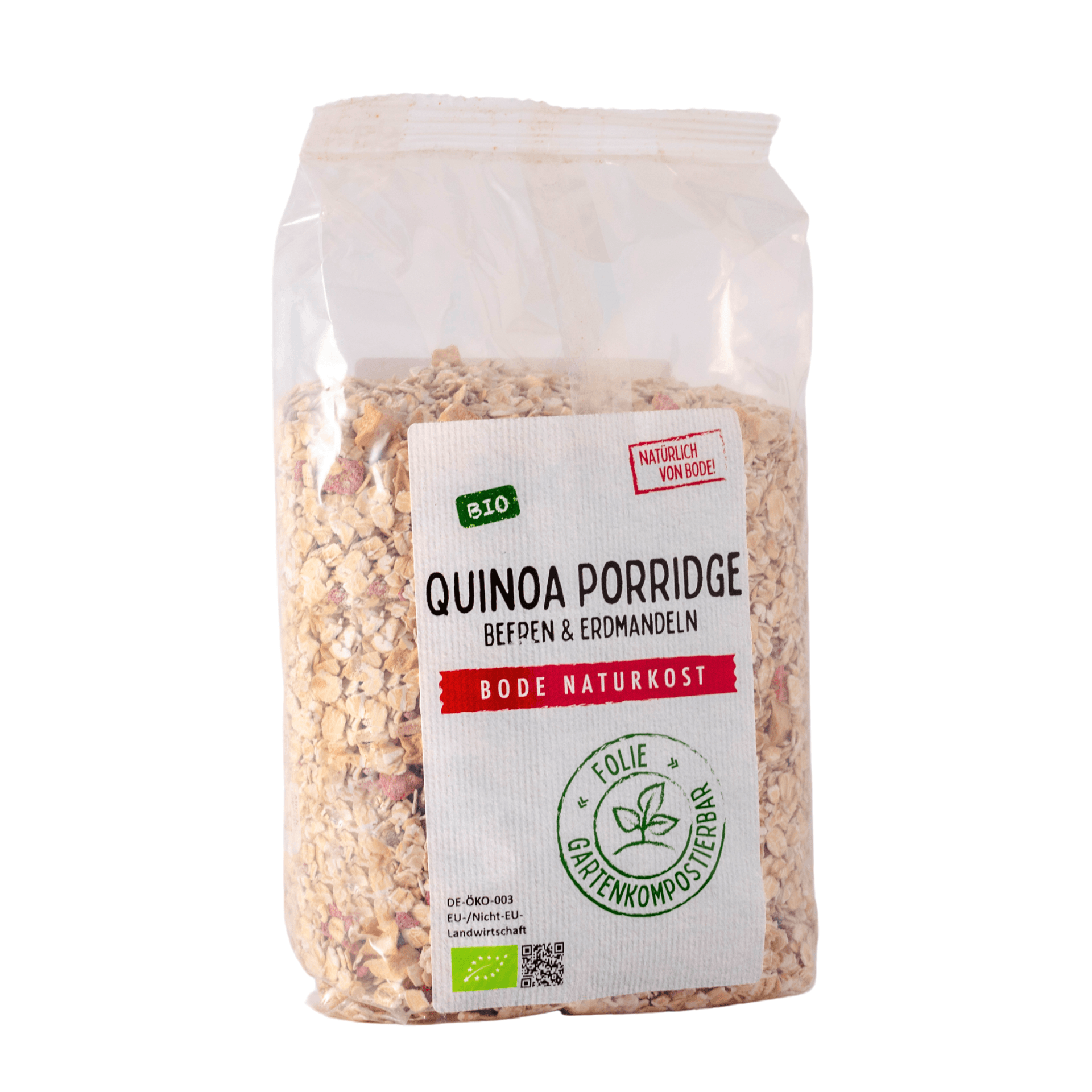 Gruau de Quinoa Baies & Amandes de Terre Biologique, sachet compostable 6x400g