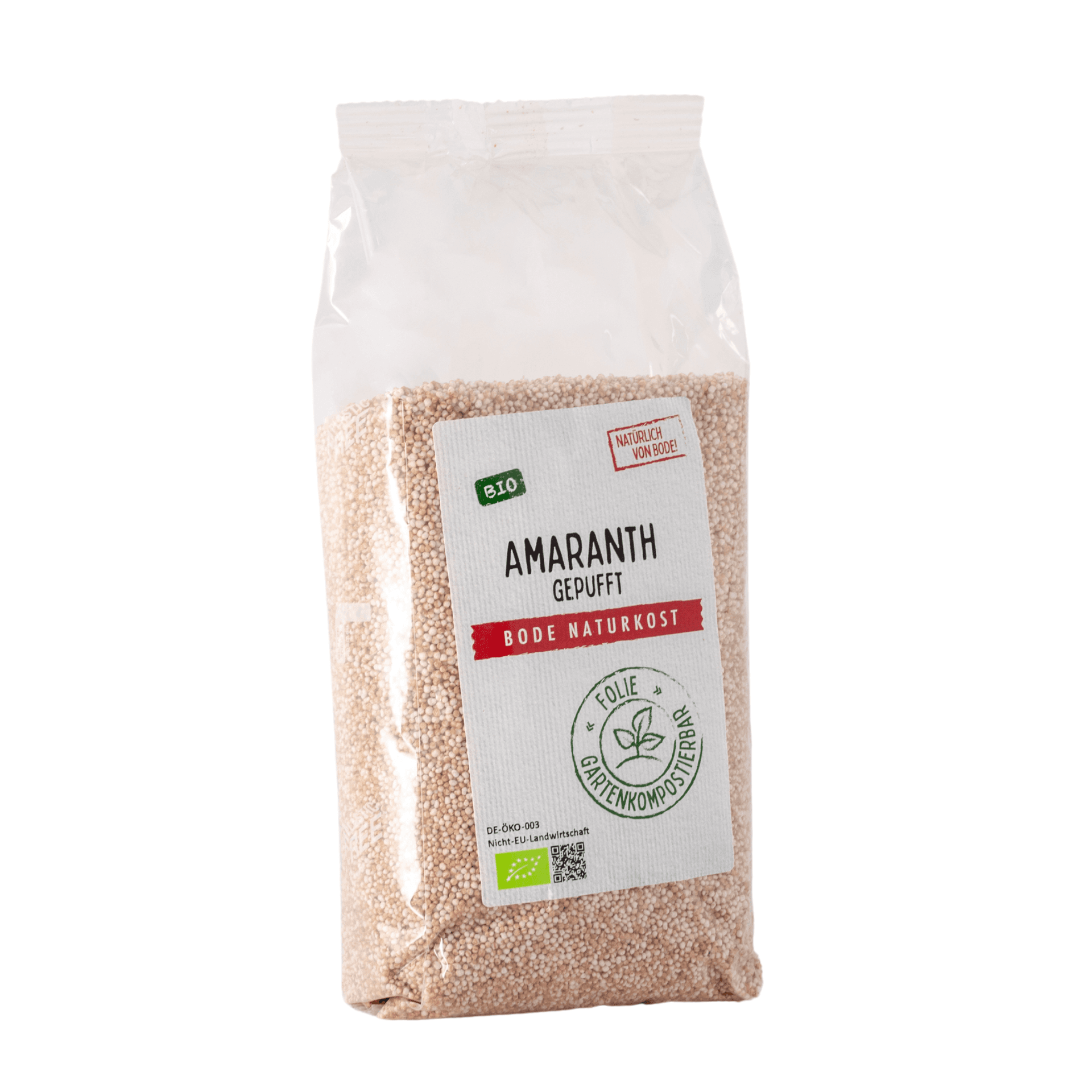 Amarante soufflé biologique, sachet compostable 6x150g