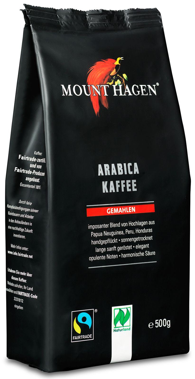 Café Arabica moulu bio Naturland Fairtrade Mount Hagen 12x500g