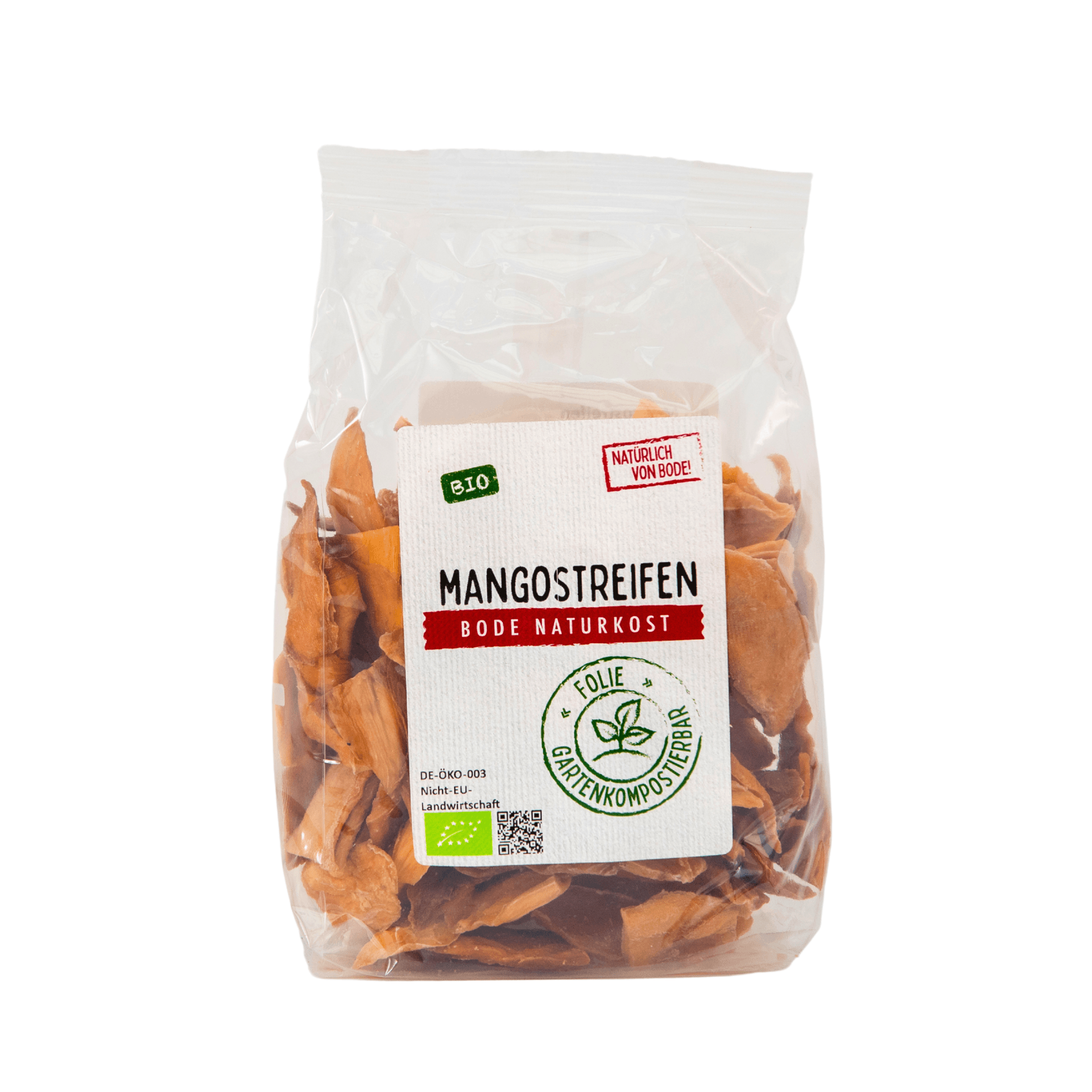 Bandes de mangoustan bio, sachet compostable dans le jardin 6x200g