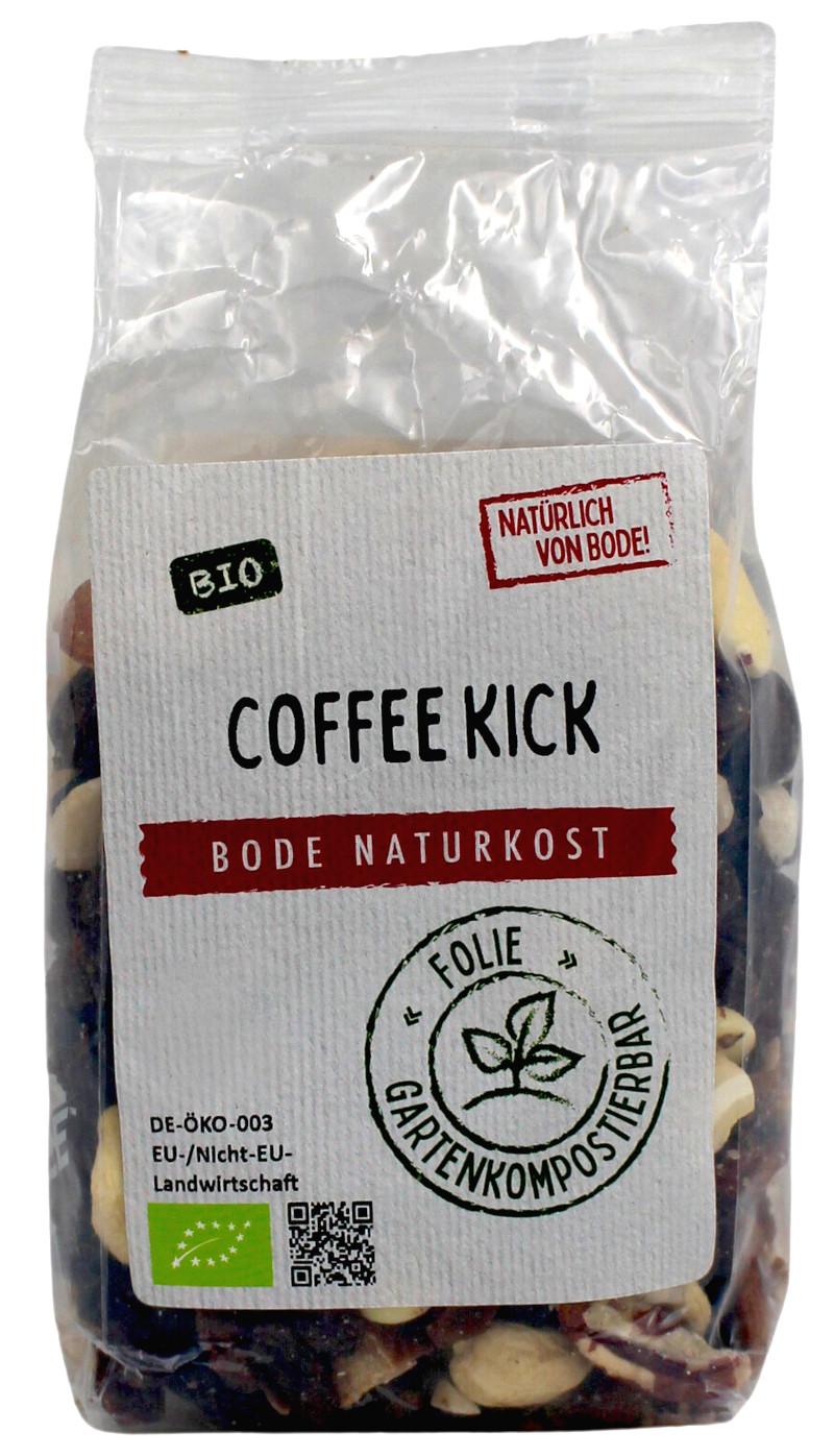 Coffee Kick Biologique (Mélange de fruits à coque et de café expresso) en sachet compostable 6x200g