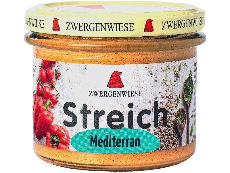 Tartinade méditerranéenne bio Zwergenwiese 6x180g, à la tomate et au poivron