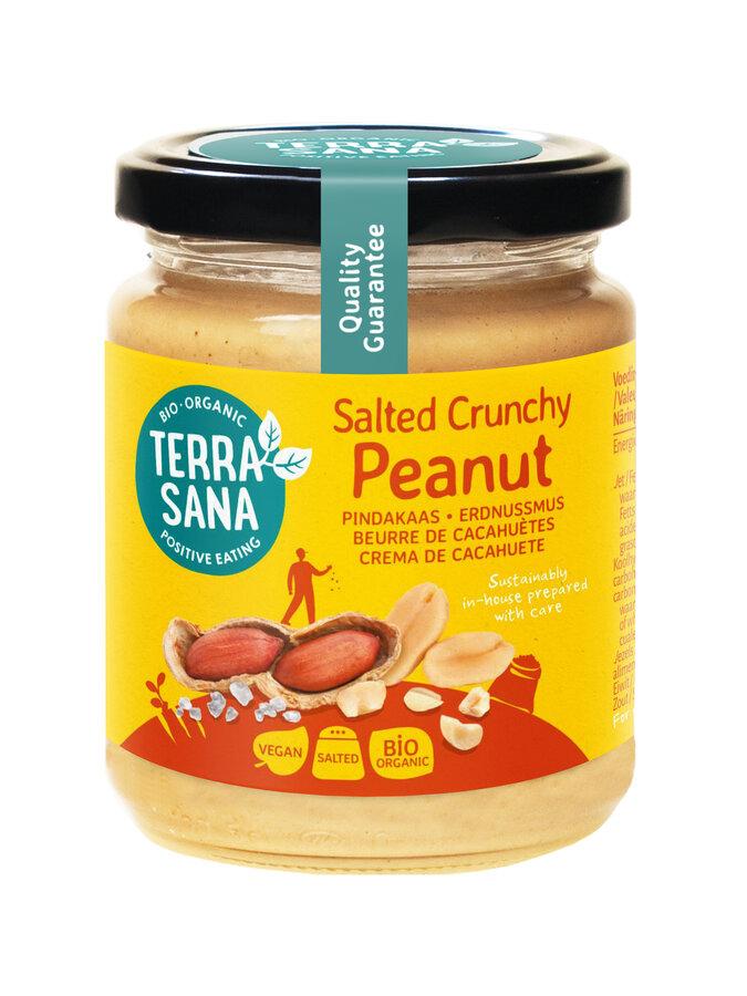 Beurre de cacahuète grossier au sel biologique 6x250g | Commandez maintenant Terrasana - même qualité