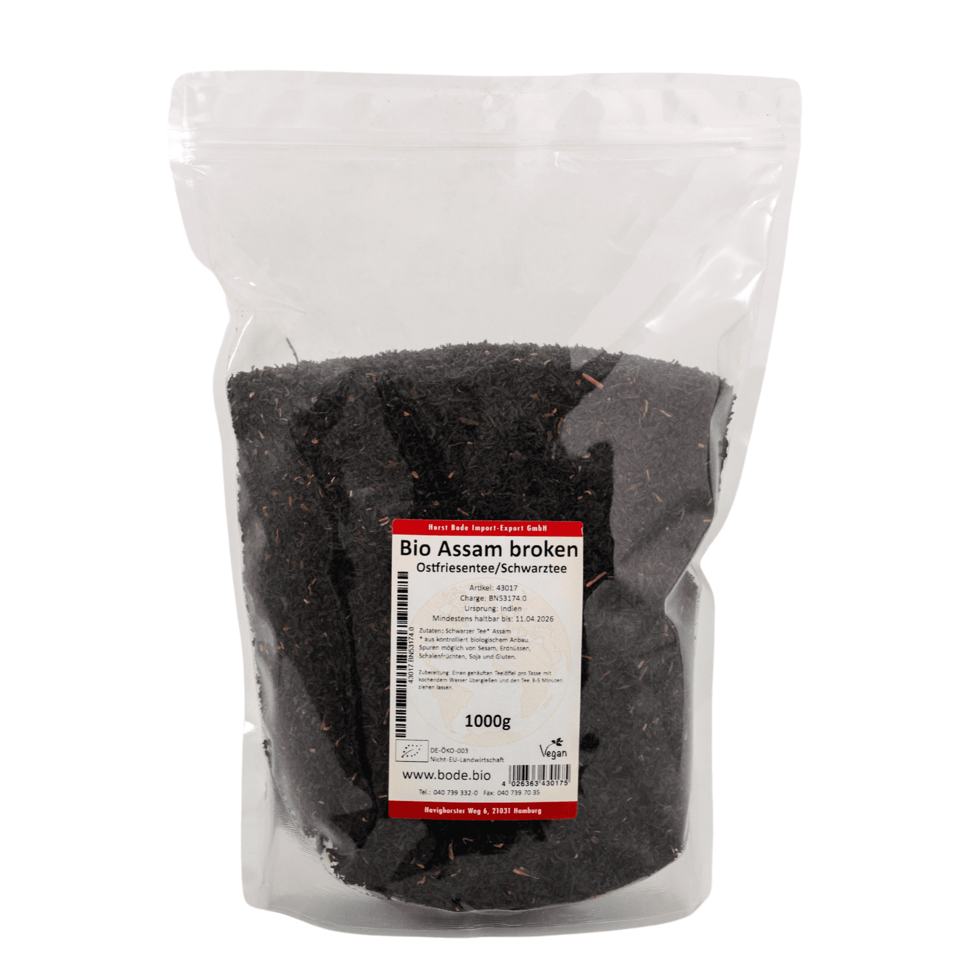Thé Assam Brisé Bio 1kg