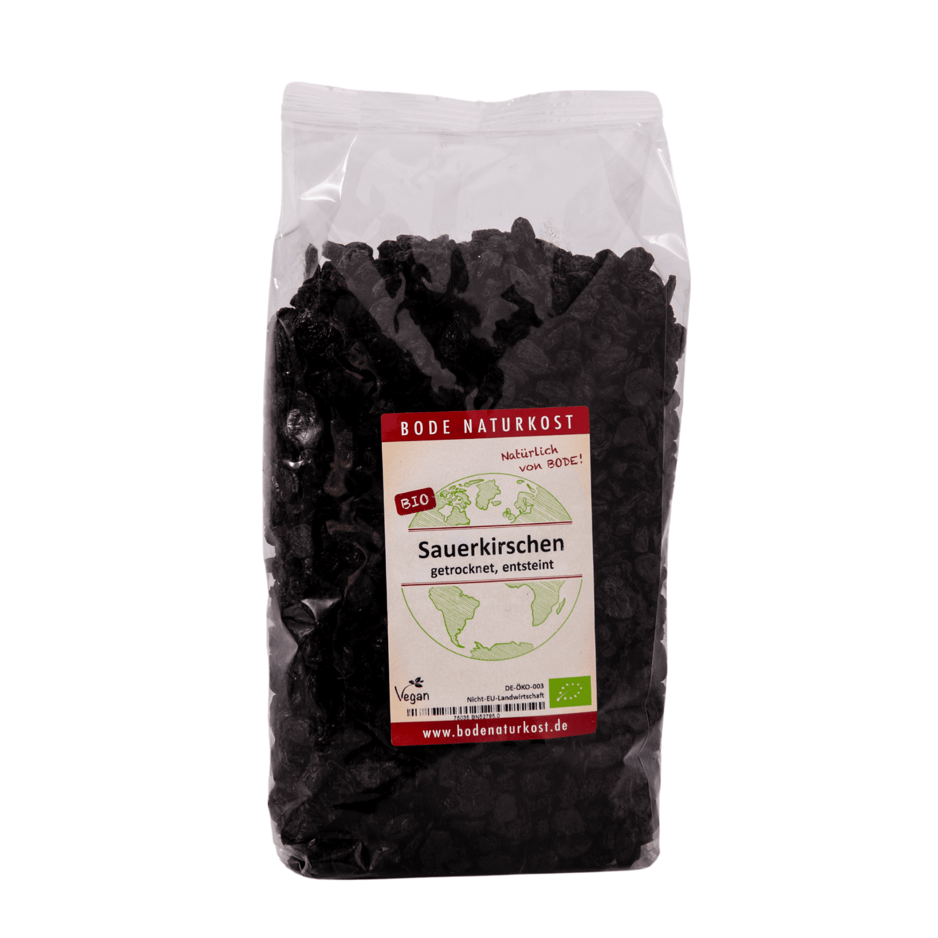 Cerises aigres séchées dénoyautées bio 1kg