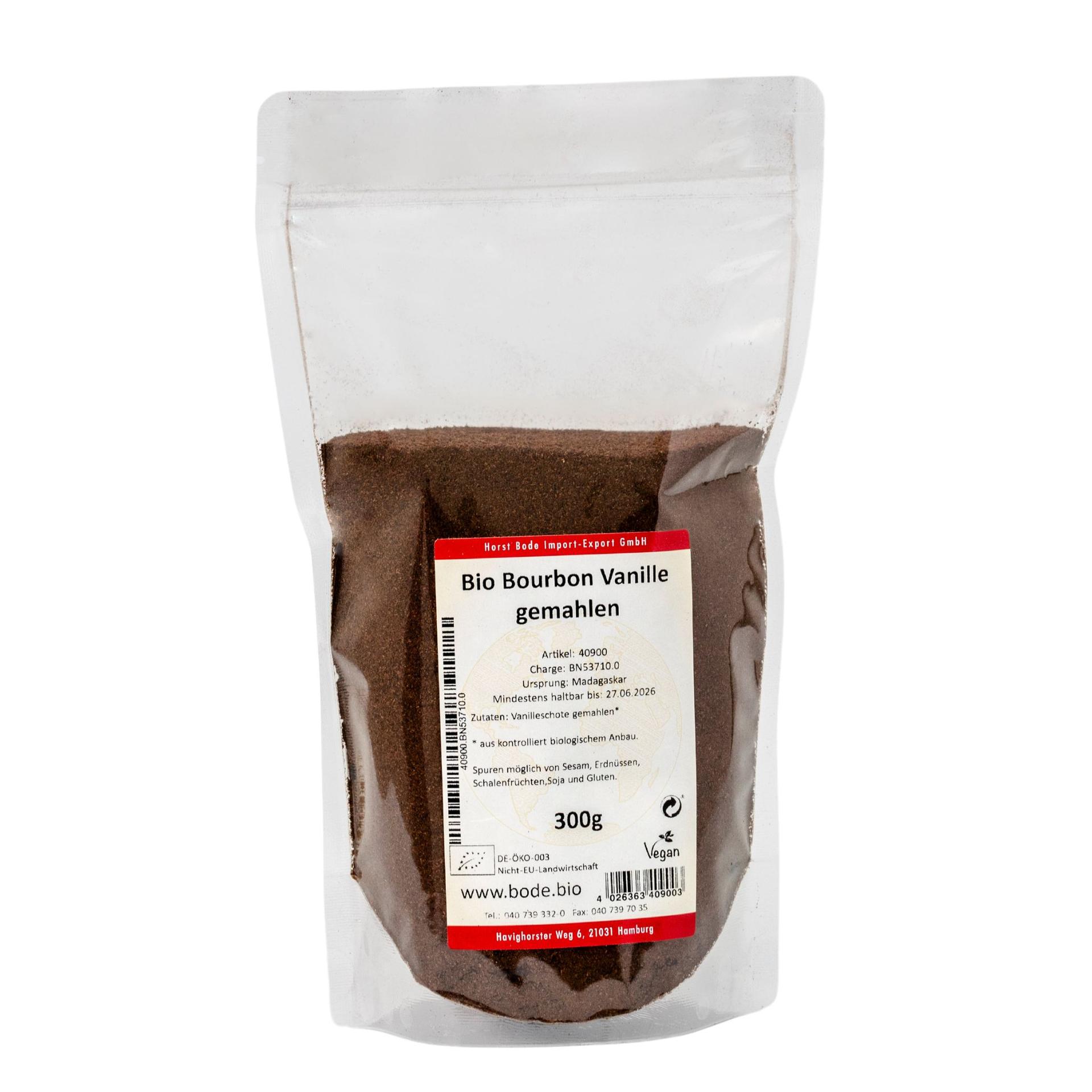 Vanille Bourbon moulue bio 300g