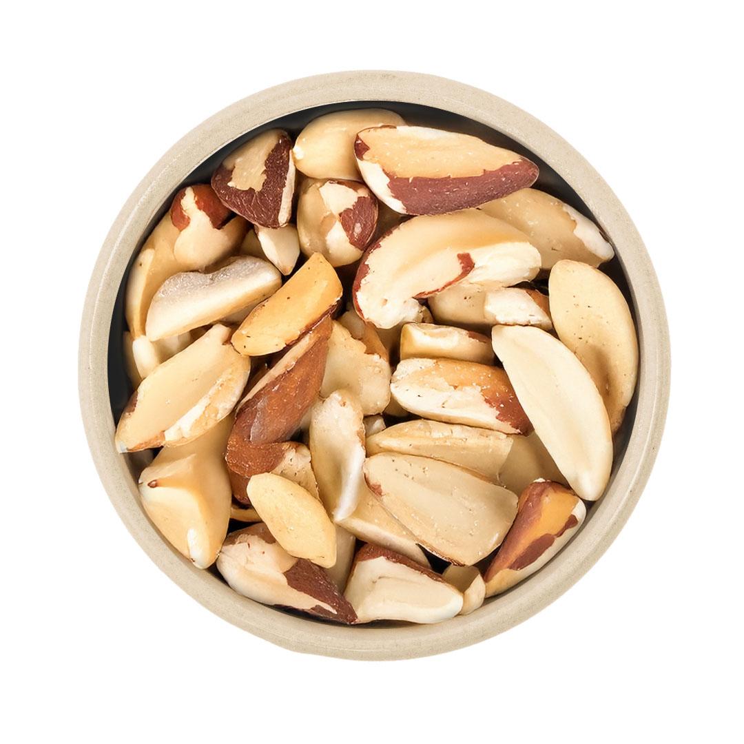 Gros éclats de noix de Pará / Moitiés biologiques 19.96kg