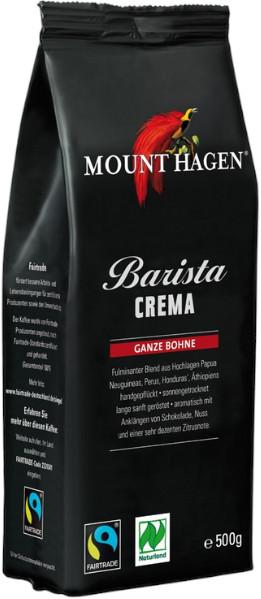 Café Barista Crema grains entiers Biologique Naturland Fairtrade Mount Hagen 6x500g
