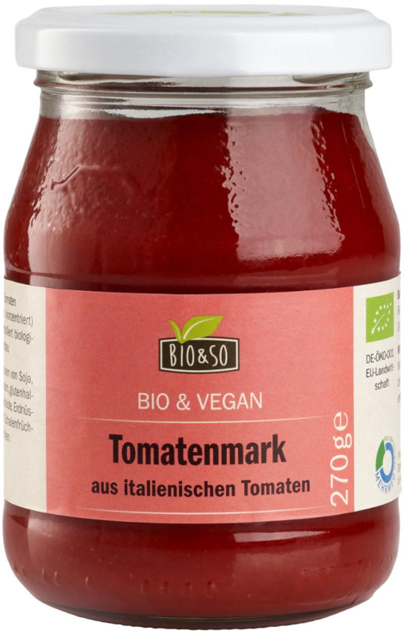 Double concentré de tomates Biologique Bio&So 6x270g