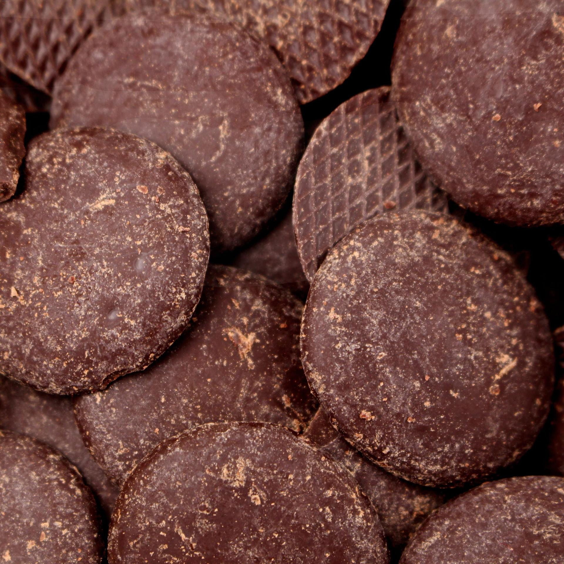 Chocolat noir en couverture bio, 70% de cacao, plaque de 2,5 kg