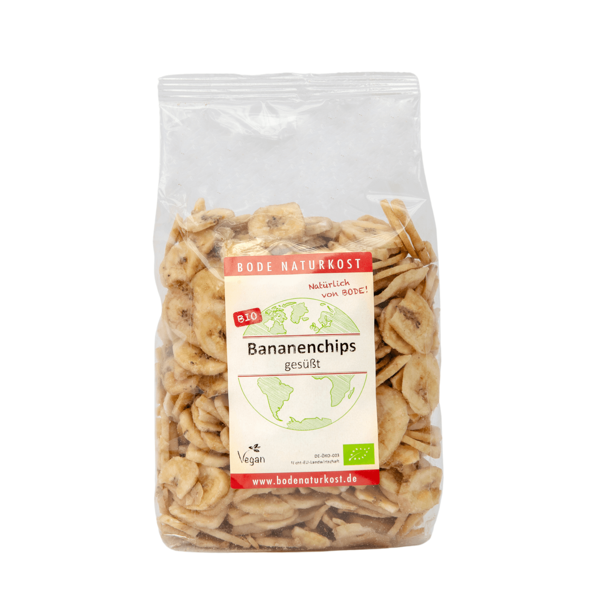 Chips de banane sucrées bio 6x500g