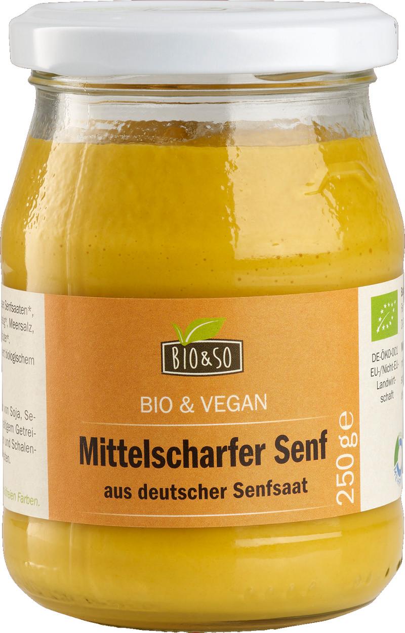 Moutarde bio Bio&So 6x250g