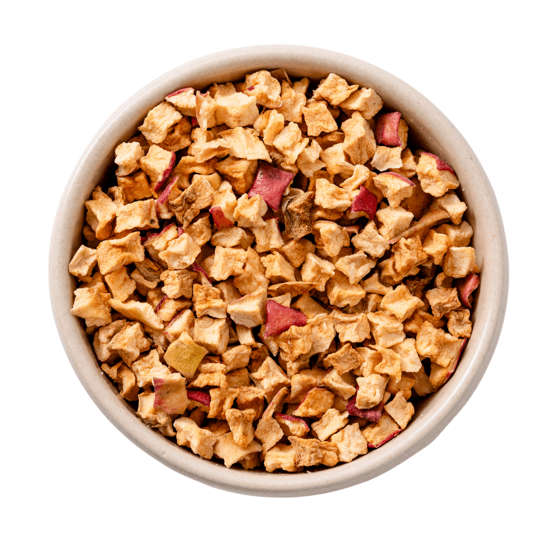 Dés de pomme bio croquants avec la peau 10kg