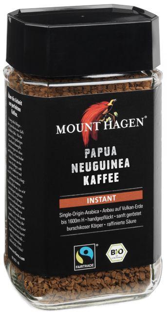 Café soluble bio Single Origin Papouasie-Nouvelle-Guinée Commerce équitable Mount Hagen 6x100g